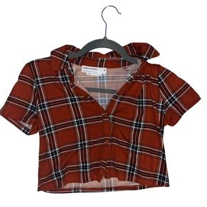 Urban Renewal Cozy Plaid Button-Down Shirt